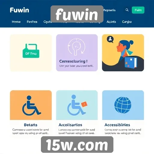 Recursos de acessibilidade no site Fuwin