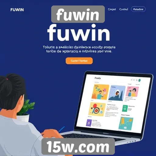 Análise da interface do usuário do site Fuwin